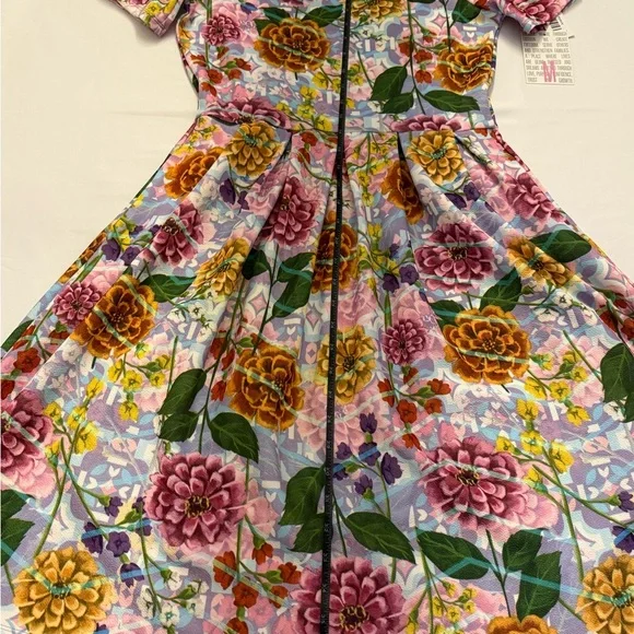 Floral Dress LulaRoe M Amelia NWT Medium with Pockets - Picture 3 of 12